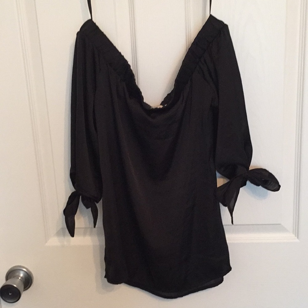 3/4 Sleeve Off the Shoulder Top